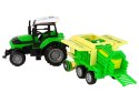 Zielony Traktor z Prasą Napęd Frykcyjny