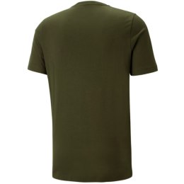 Koszulka męska Puma Essential Logo Tee zielona 586667 31