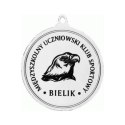 Medal Srebrny Ogólny Z Miejscem Na Emblemat 25 Mm - Medal Stalowy Grawerowany Laserem- Rmi