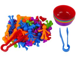 Zabawka Do Sortowania Kolorów Edukacyjna Ludziki Rodzina 40 Elementów