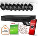 Zestaw monitoringu Hilook 8 kamer IP IPCAM-T2 1TB dysk HILOOK