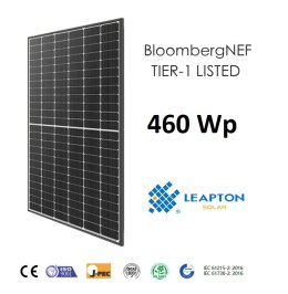 Moduł panel PV czarna rama 460W Leapton LP182 182-M-60-MH 1909x1134x30mm LEAPTON
