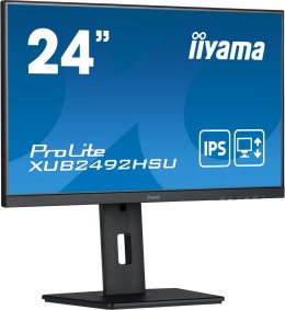 Monitor LED IIYAMA XUB2492HSU-B5 24 cale IPS HDMI DP Pivot Ultra Slim IIYAMA