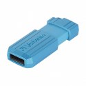 Verbatim USB flash disk, USB 2.0, 128GB, Store,N,Go PinStripe, niebieski, 49461, do archiwizacji danych