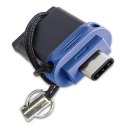 Verbatim USB flash disk OTG, USB 3.0, 64GB, Dual, niebieski, 49967, USB A / USB C, z oczkiem na brelok