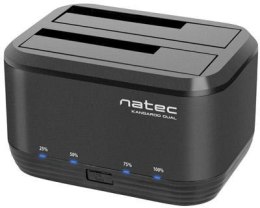 STACJA DOKUJĄCA HDD NATEC KANGAROO DUAL 2.5/3,5cala USB 3.0 + ZASILACZ NATEC