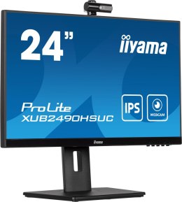 Monitor LED IIYAMA XUB2490HSUC-B5 kamera IPS HAS PIVOT IIYAMA