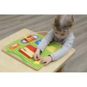 MASTERKIDZ Tablica Edukacyjna Trening Umiejętności Ubrania Montessori