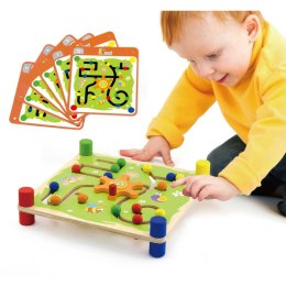 Drewniana Gra Edukacyjna Viga Toys Trop i Śledź Montessori