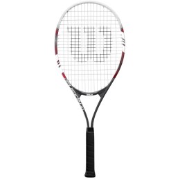 Rakieta do tenisa ziemnego Wilson Fusion XL2 4 1/4 czarno-biała WR090810U2