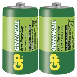 Bateria cynkowo-węglowa, ogniwo typ C, 1.5V, GP, folia, 2-pack, Greencell