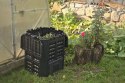 Plastikowy kompostownik ogrodowy, czarny, 300 l