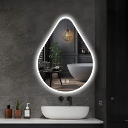 IREDA Lustro łazienkowe z oświetleniem LED, 100 x 60 cm