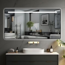 IREDA Lustro łazienkowe z oświetleniem LED, 100 x 75 cm