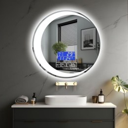 IREDA Lustro łazienkowe z oświetleniem LED, 70 cm, głośnik