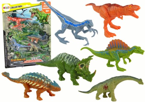 Zestaw Figurki Dinozaury 6 sztuk Kolorowe