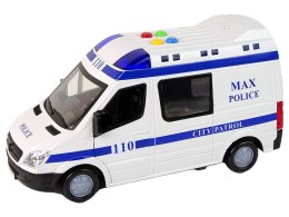 Radiowóz Auto Policyjne Napęd Frykcyjny Dźwięki Światło