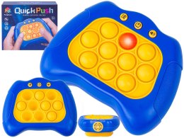 Zabawka Gra Elektroniczna Antystresowa Pop IT Sensoryczna, Wypychanka, Pad, Kontroler GRANATOWY