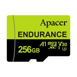 Apacer Karta pamięci Endurance, 256GB, micro SDXC, AP256GEDM1D05-R, UHS-I U3 (Class 10), V30, A1