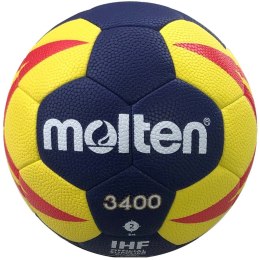 Piłka ręczna Molten H2X3400 NR granatowo-żółto-czerwona