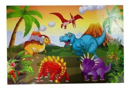 Puzzle Układanka Świat Dinozaurów 48 elem