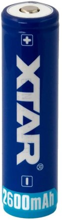 Akumulator 18650 Li-Ion 3,7V Xtar 2600mAh (1 szt.) z zabezpieczeniem XTAR