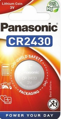 Bateria CR2430 1BL PANASONIC 3V 300mAh (1 szt.) PANASONIC