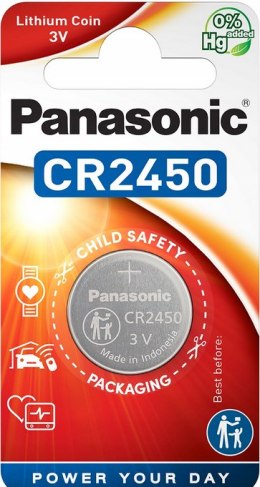 Bateria CR2450 1BL PANASONIC 3V 620mAh (1 szt.) PANASONIC