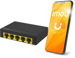 Switch Imou 5-portowy SG105C plastikowa obudowa IMOU