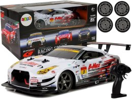 Auto Wyścigowe Drift Zdalnie Sterowane Czarne Nissan GT-R Nismo GT3 1:16 2.4G