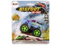 Auto Resorak Z Naciągiem Monster Truck Big Foot Gumowe Opony Rampa