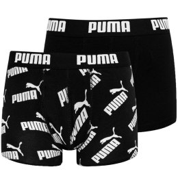 Bokserki dla dzieci Puma Basic Boxer 2P czarno-białe 935526 01