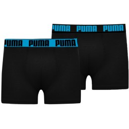 Bokserki męskie Puma Basic Boxer 2P czarne 906823 71