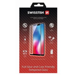Hartowane szkło ochronne Swissten, pro Jabłko iPhone 11 PRO, czarna, case friendly and color frame
