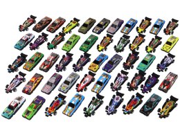 Zestaw Resoraków 50 Sztuk Różnokolorowe Samochodziki