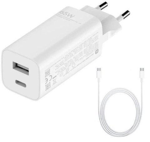 Ładowarka sieciowa Xiaomi 65W GaN Charger (Type-A + Type-C) XIAOMI