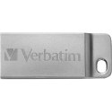 Verbatim USB flash disk, USB 2.0, 64GB, Metal Executive, Store N Go, srebrny, 98750, USB A, z oczkiem na brelok