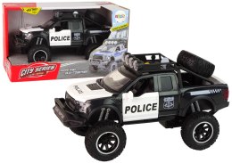 Pojazd Terenowy Raptor Policja Czarny Otwierane Drzwi Dźwięk Światła