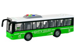 Autobus Na Baterie Światła Dźwięki Napęd Frykcyjny Zielony 1:16