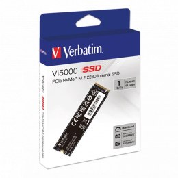 Dysk SSD wewnętrzny Verbatim wewnętrzny NVMe, 1000GB, Vi5000 M.2, 31826, 5000 MB/s-R, 4500 MB/s-W