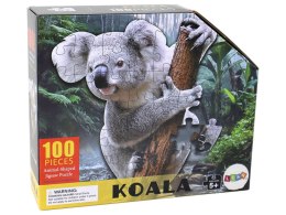 Puzzle 100 Elementów Motyw Koali Na Drzewie Zwierzęta