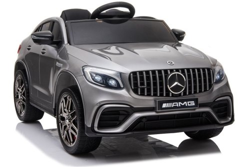 Auto na akumulator Mercedes GLC 63S QLS-5688 Srebrny Lakier 4x4