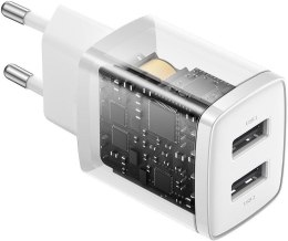 ŁADOWARKA SIECIOWA Baseus Compact Charger CCXJ010202 10.5W 2x USB-A BIAŁA BASEUS