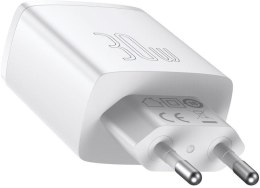 ŁADOWARKA SIECIOWA Baseus Compact Quick Charger CCXJ-E02 30W 2x USB-A 1x USB-C PD 3.0 QC 3.0 BIAŁA BASEUS