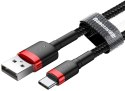 KABEL USB-A -> USB-C Baseus Cafule CATKLF-B91 100cm 3A QC 3.0 CZARNO-CZERWONY W OPLOCIE BASEUS