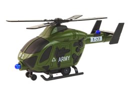Zestaw Militarny Czołg Pojazd Helikopter Wojskowy Dźwięk Światła 1:32