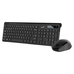 Genius SlimStar 8230, zestaw klawiatura z myszą optyczną bezprzewodową, 1x AA, 1x AA, CZ/SK, klasyczna, Dual-Mode rodzaj bezprze