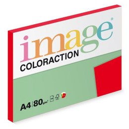 Papier kserograficzny Coloraction, Chile, A4, 80 g/m2, ciemne czerwony, 100 arkusza, nadaje się do druku atramentowego