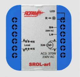 ROPAM SROL-ari bezprzewodowy, douszkowy sterownik rolety 230VAC, amperometryka, status rolety w aplikacji i panelu dotykowym (-I ROPAM
