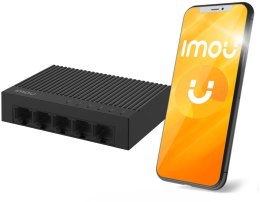 Switch Imou 5-portowy SF105C plastikowa obudowa 100Mbps IMOU